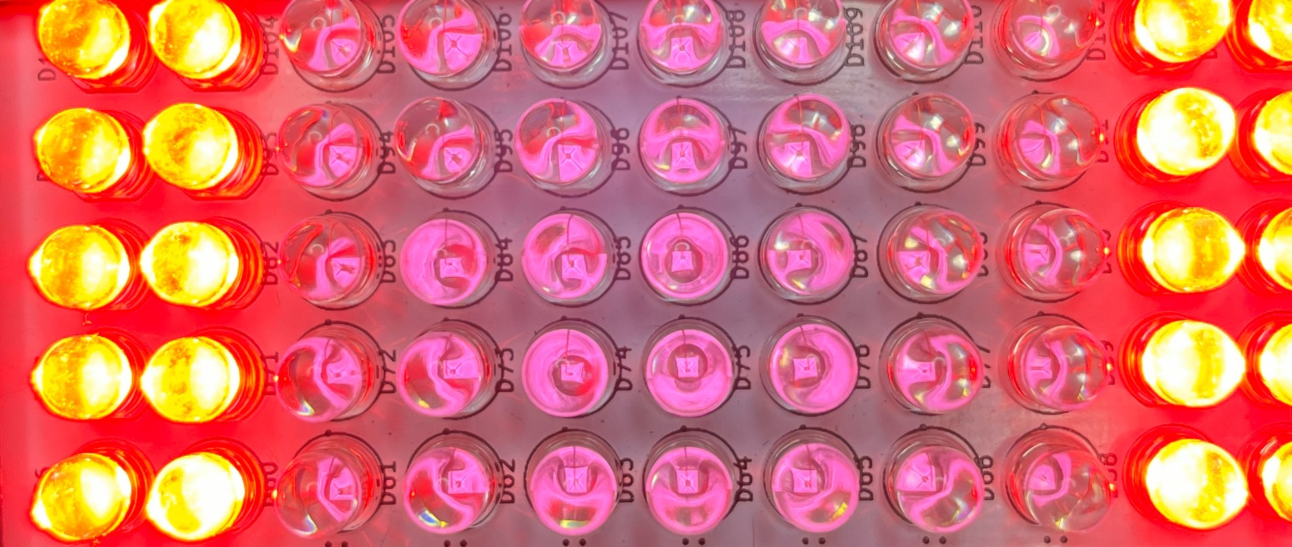 Matriz LED NIR 660/830